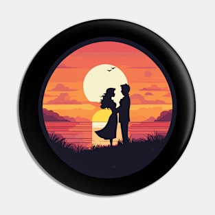 sunset love Pin