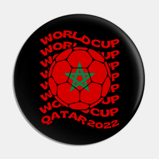 Morocco Football Pin