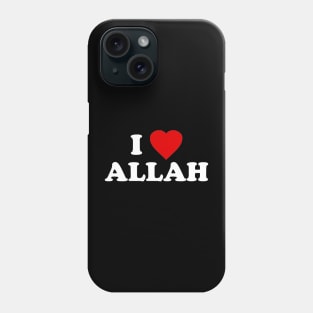 i love allah Phone Case