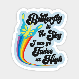 Butterfly in the Sky Magnet