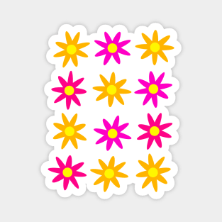 Colorful Floral Awesomeness Magnet