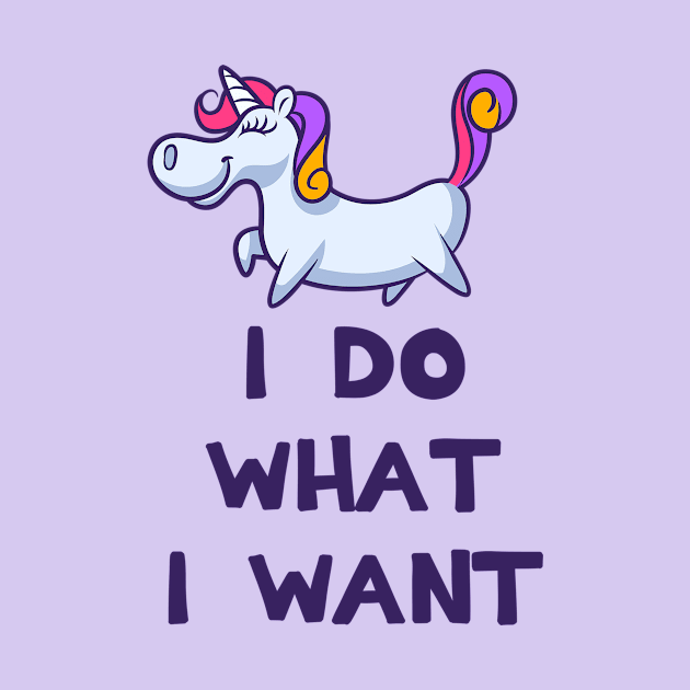 I Do What I Want Unicorn by Trans Action Lifestyle