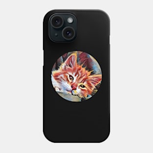 Affectionate floppy cat Phone Case