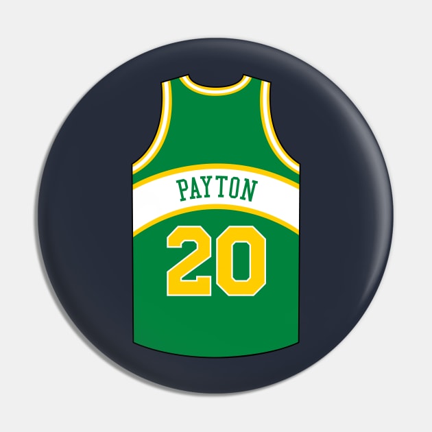 Gary Payton Seattle Supersonics Jersey Qiangy Pin by qiangdade