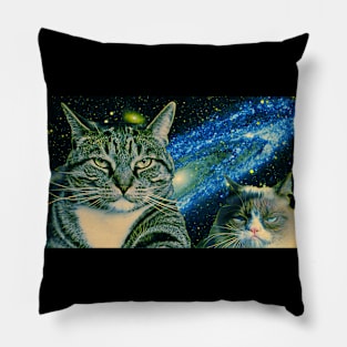 cat universe shirt episode 10 Pillow