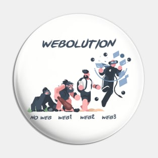 web3 Evolution Pin