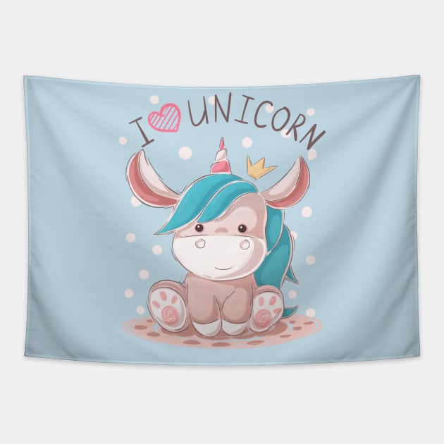 I love Unicorn Tapestry by Mako Design 