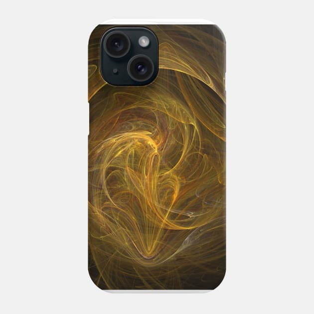 Golden Mess Phone Case by Edward L. Anderson 