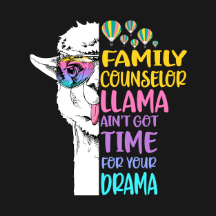 Family Counselor Llama T-Shirt