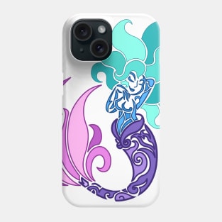 Mermaid (Colour + Tribal Style) Phone Case