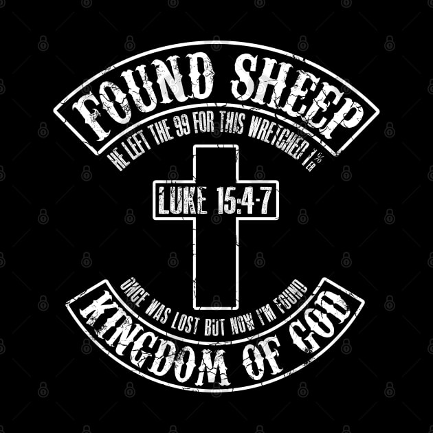 Found Sheep - Kingdom of God - He Left the 99 - One Color by PacPrintwear8