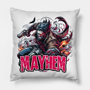 Dark and Deadly Mayhem Pillow