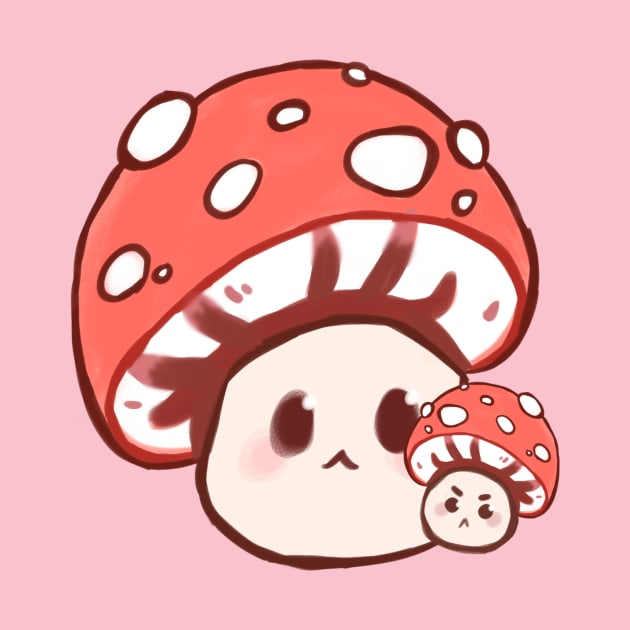 Mini mushroom family by IzzyMusique
