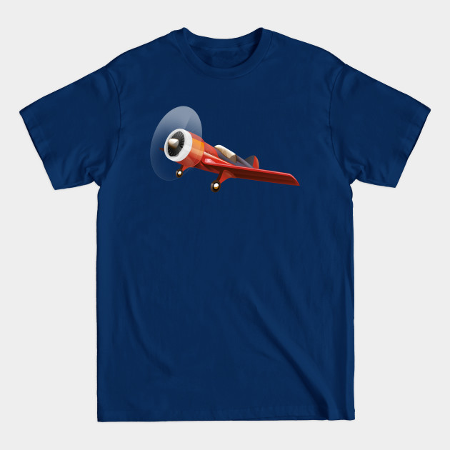 Disover Red Stunt Plane - Red Stunt Plane - T-Shirt