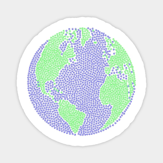 World Peace Globe Magnet by Sanu Designs