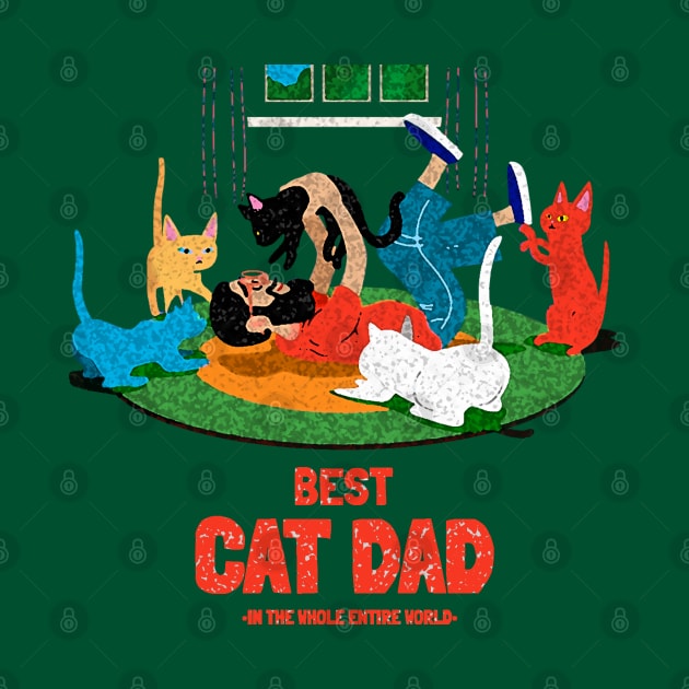 BEST CAT DAD by TJWDraws