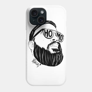 KID FØSTER - black lines Phone Case