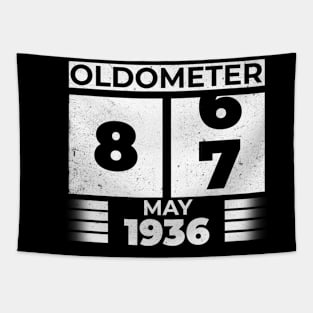 Oldometer 87 Years Old Born In May 1936 Tapestry