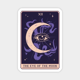 Spooky Tarot Card: The Eye of the Moon Magnet