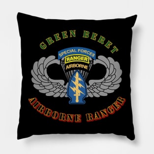 Airborne Ranger - Green Beret Pillow