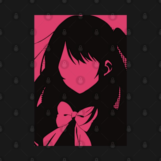 Oshi no Ko or My Star All Anime MC : Ruby Hoshino in Awesome Minimalist Vintage Pop Art Design by Animangapoi