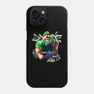 Green Super Gym Bro Phone Case