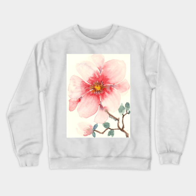 peach crewneck sweatshirt