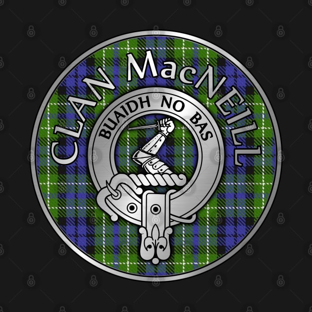 Clan MacNeil of Gigha Crest & Tartan by Taylor'd Designs