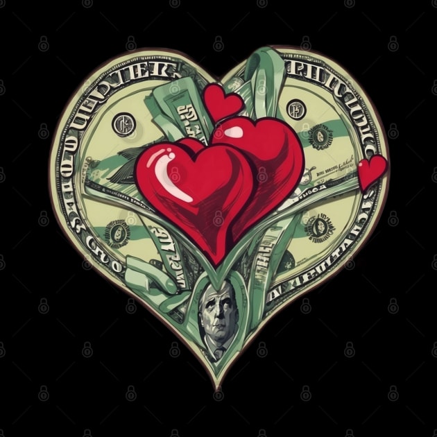 My valentine is money,funny valentine gift, The only love is money by TopTees