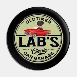 Labrador Old Timers Classic Garage Pin