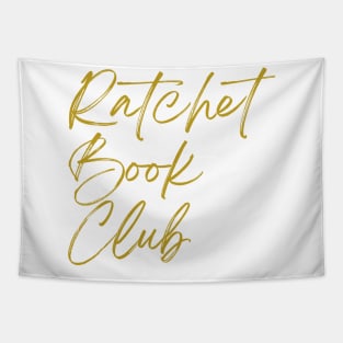 Ratchet Book Club Logo Shirt Tapestry