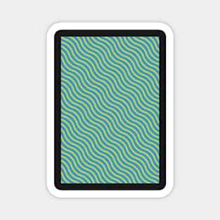 Waves pattern Magnet