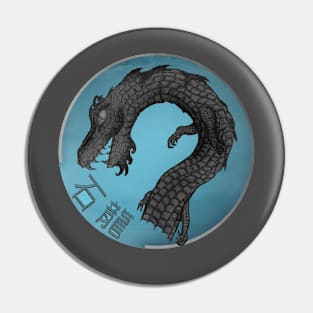 Stone Dragon Pin