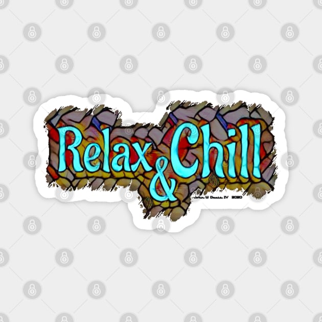 Relax And Chill Logo Magnet by starcraft542