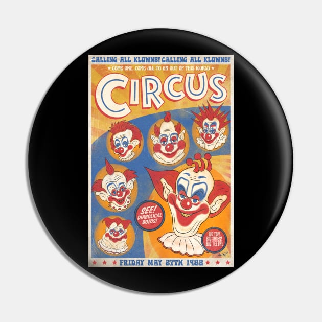 Killer Circus Pin by chrisraimoart