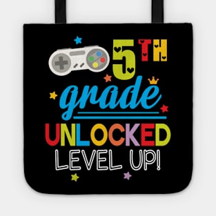 Gamer Students 5th Grade Unlocked Level Up Back To School Tote