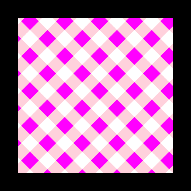Pink Gingham Inspired Pattern by Brobocop