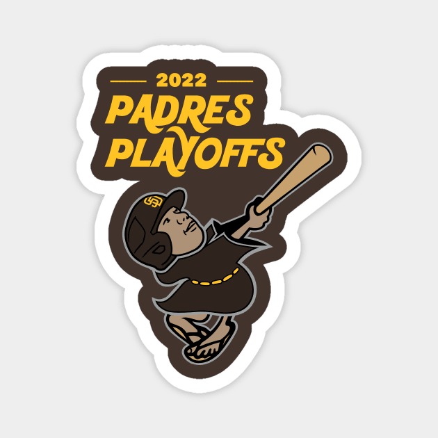 Padres Playoffs Magnet by Super Secret Villain