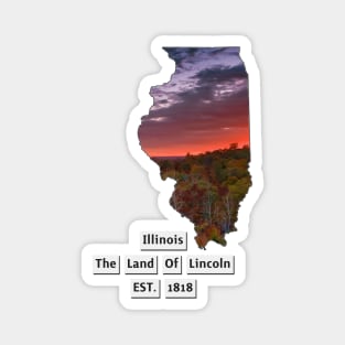 Illinois USA Magnet