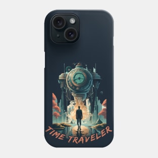 "Time traveler"  time machine Phone Case