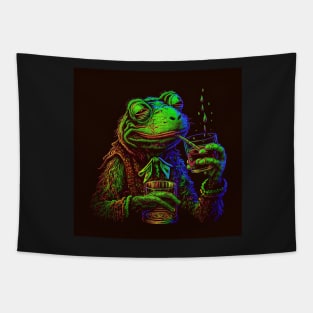 Old man Kermit Tapestry