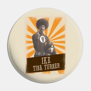 Vintage Aesthetic Ike middle finger & Tina Turner Pin