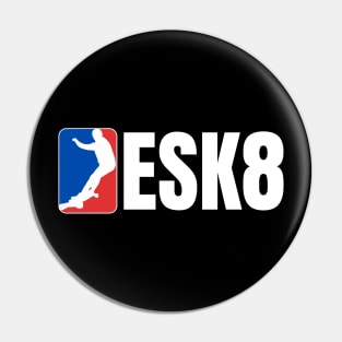 Esk8 NBA electric skateboard design Pin