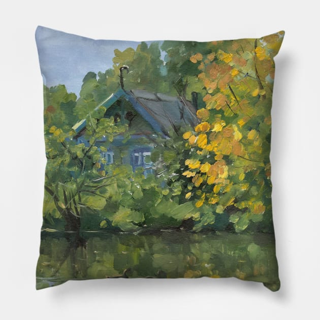 Early September Nature Etude Pillow by eosofdawn