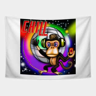 CHILL MONKEY DJ RAVE Tapestry