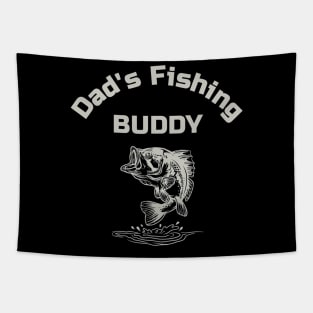 Dad Fishing Buddy Fathers Day Tapestry