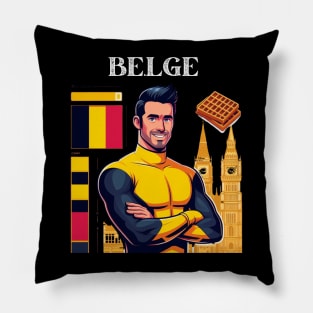 Belge: Grand Place Waffles Pillow