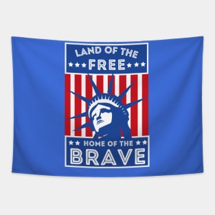 Independence day - Land of the Free, Home of the Brave Tapestry