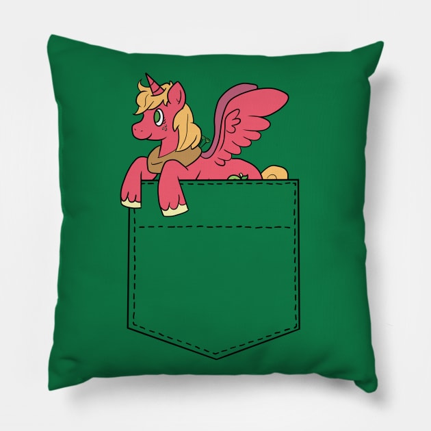 Pocket Princess Big Mac Pillow by AmyNewBlue