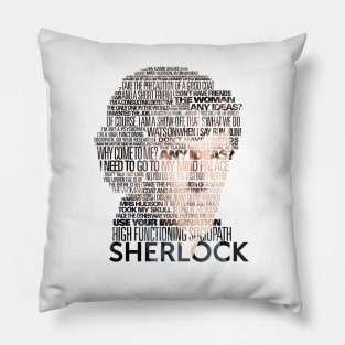 Sherlock Quotes Pillow